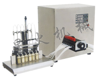 6頭半自動液體灌裝機(jī)